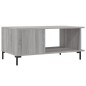 vidaXL Mesa de centro madera contrachapada gris Sonoma 90x50x40 cm vidaXL Mesa de centro madera contrachapada gris Sonoma 90x50x40 cm