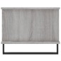 vidaXL Mesa de centro madera contrachapada gris Sonoma 90x50x40 cm