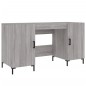 vidaXL Escritorio madera de ingeniería gris Sonoma 140x50x75 cm vidaXL Escritorio madera de ingeniería gris Sonoma 140x50x75 cm