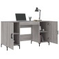 vidaXL Escritorio madera de ingeniería gris Sonoma 140x50x75 cm vidaXL Escritorio madera de ingeniería gris Sonoma 140x50x75 cm