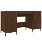 vidaXL Escritorio madera de ingeniería roble marrón 140x50x75 cm vidaXL Escritorio madera de ingeniería roble marrón 140x50x75 cm