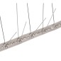 vidaXL Set de 6 hileras pinchos contra pájaros y palomas 4 filas 3 m