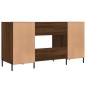 vidaXL Escritorio madera de ingeniería roble marrón 140x50x75 cm vidaXL Escritorio madera de ingeniería roble marrón 140x50x75 cm