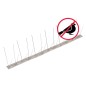 vidaXL Set de 6 hileras pinchos contra pájaros y palomas 4 filas 3 m