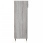 vidaXL Zapatero madera de ingeniería gris Sonoma 60x35x105 cm