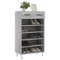 vidaXL Zapatero madera de ingeniería gris Sonoma 60x35x105 cm