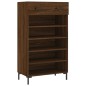vidaXL Zapatero madera de ingeniería roble marrón 60x35x105 cm