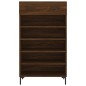 vidaXL Zapatero madera de ingeniería roble marrón 60x35x105 cm