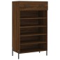 vidaXL Zapatero madera de ingeniería roble marrón 60x35x105 cm vidaXL Zapatero madera de ingeniería roble marrón 60x35x105 cm