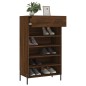 vidaXL Zapatero madera de ingeniería roble marrón 60x35x105 cm vidaXL Zapatero madera de ingeniería roble marrón 60x35x105 cm