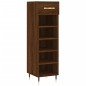vidaXL Zapatero madera de ingeniería roble marrón 30x35x105 cm