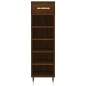 vidaXL Zapatero madera de ingeniería roble marrón 30x35x105 cm