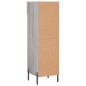 vidaXL Zapatero madera de ingeniería gris Sonoma 30x35x105 cm