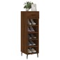vidaXL Zapatero madera de ingeniería roble marrón 30x35x105 cm vidaXL Zapatero madera de ingeniería roble marrón 30x35x105 cm