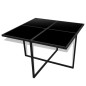 vidaXL Set comedor de jardín 9 piezas y cojines ratán sintético negro vidaXL Set comedor de jardín 9 piezas y cojines ratán sintético negro