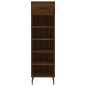 vidaXL Zapatero madera de ingeniería roble marrón 30x35x105 cm vidaXL Zapatero madera de ingeniería roble marrón 30x35x105 cm