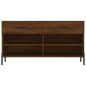 vidaXL Banco zapatero madera de ingeniería marrón roble 102x35x55 cm vidaXL Banco zapatero madera de ingeniería marrón roble 102x35x55 cm
