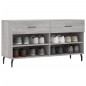 vidaXL Banco zapatero madera de ingeniería gris Sonoma 102x35x55 cm vidaXL Banco zapatero madera de ingeniería gris Sonoma 102x35x55 cm