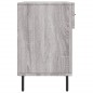 vidaXL Banco zapatero madera de ingeniería gris Sonoma 102x35x55 cm vidaXL Banco zapatero madera de ingeniería gris Sonoma 102x35x55 cm