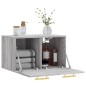 vidaXL Armario de pared madera de ingeniería gris Sonoma 60x36,5x35 cm vidaXL Armario de pared madera de ingeniería gris Sonoma 60x36,5x35 cm