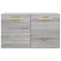 vidaXL Armario de pared madera de ingeniería gris Sonoma 60x36,5x35 cm vidaXL Armario de pared madera de ingeniería gris Sonoma 60x36,5x35 cm