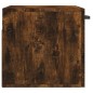 vidaXL Armario de pared madera ingeniería roble ahumado 60x36,5x35 cm vidaXL Armario de pared madera ingeniería roble ahumado 60x36,5x35 cm
