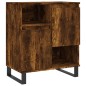 vidaXL Aparadores 3 uds madera contrachapada roble ahumado vidaXL Aparadores 3 uds madera contrachapada roble ahumado
