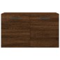 vidaXL Armario de pared madera ingeniería marrón roble 60x36,5x35 cm vidaXL Armario de pared madera ingeniería marrón roble 60x36,5x35 cm
