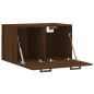 vidaXL Armario de pared madera ingeniería marrón roble 60x36,5x35 cm vidaXL Armario de pared madera ingeniería marrón roble 60x36,5x35 cm