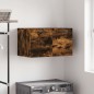 vidaXL Armario de pared madera ingeniería roble ahumado 60x36,5x35 cm vidaXL Armario de pared madera ingeniería roble ahumado 60x36,5x35 cm