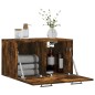 vidaXL Armario de pared madera ingeniería roble ahumado 60x36,5x35 cm vidaXL Armario de pared madera ingeniería roble ahumado 60x36,5x35 cm
