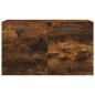vidaXL Armario de pared madera ingeniería roble ahumado 60x36,5x35 cm vidaXL Armario de pared madera ingeniería roble ahumado 60x36,5x35 cm