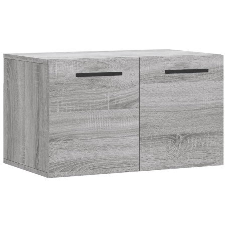 vidaXL Armario de pared madera de ingeniería gris Sonoma 60x36,5x35 cm