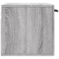 vidaXL Armario de pared madera de ingeniería gris Sonoma 60x36,5x35 cm
