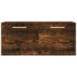 vidaXL Armario de pared madera ingeniería roble ahumado 80x36,5x35 cm vidaXL Armario de pared madera ingeniería roble ahumado 80x36,5x35 cm