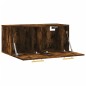 vidaXL Armario de pared madera ingeniería roble ahumado 80x36,5x35 cm vidaXL Armario de pared madera ingeniería roble ahumado 80x36,5x35 cm