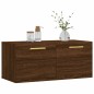 vidaXL Armario de pared madera ingeniería marrón roble 80x36,5x35 cm vidaXL Armario de pared madera ingeniería marrón roble 80x36,5x35 cm