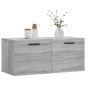 vidaXL Armario de pared madera de ingeniería gris Sonoma 80x36,5x35 cm vidaXL Armario de pared madera de ingeniería gris Sonoma 80x36,5x35 cm