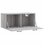 vidaXL Armario de pared madera de ingeniería gris Sonoma 80x36,5x35 cm vidaXL Armario de pared madera de ingeniería gris Sonoma 80x36,5x35 cm