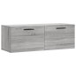 vidaXL Armario de pared madera ingeniería gris Sonoma 100x36,5x35 cm vidaXL Armario de pared madera ingeniería gris Sonoma 100x36,5x35 cm