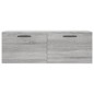 vidaXL Armario de pared madera ingeniería gris Sonoma 100x36,5x35 cm vidaXL Armario de pared madera ingeniería gris Sonoma 100x36,5x35 cm