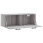 vidaXL Armario de pared madera ingeniería gris Sonoma 100x36,5x35 cm vidaXL Armario de pared madera ingeniería gris Sonoma 100x36,5x35 cm