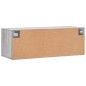 vidaXL Armario de pared madera ingeniería gris Sonoma 100x36,5x35 cm vidaXL Armario de pared madera ingeniería gris Sonoma 100x36,5x35 cm