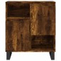 vidaXL Aparadores 3 uds madera contrachapada roble ahumado vidaXL Aparadores 3 uds madera contrachapada roble ahumado