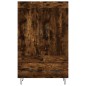 vidaXL Aparador alto madera de ingeniería roble ahumado 69,5x31x115 cm vidaXL Aparador alto madera de ingeniería roble ahumado 69,5x31x115 cm