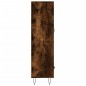 vidaXL Aparador alto madera de ingeniería roble ahumado 69,5x31x115 cm vidaXL Aparador alto madera de ingeniería roble ahumado 69,5x31x115 cm