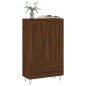 vidaXL Aparador alto madera de ingeniería roble marrón 69,5x31x115 cm vidaXL Aparador alto madera de ingeniería roble marrón 69,5x31x115 cm