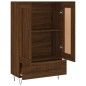 vidaXL Aparador alto madera de ingeniería roble marrón 69,5x31x115 cm vidaXL Aparador alto madera de ingeniería roble marrón 69,5x31x115 cm