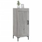 vidaXL Aparador madera de ingeniería gris Sonoma 34,5x34x90 cm vidaXL Aparador madera de ingeniería gris Sonoma 34,5x34x90 cm