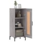 vidaXL Aparador madera de ingeniería gris Sonoma 34,5x34x90 cm vidaXL Aparador madera de ingeniería gris Sonoma 34,5x34x90 cm